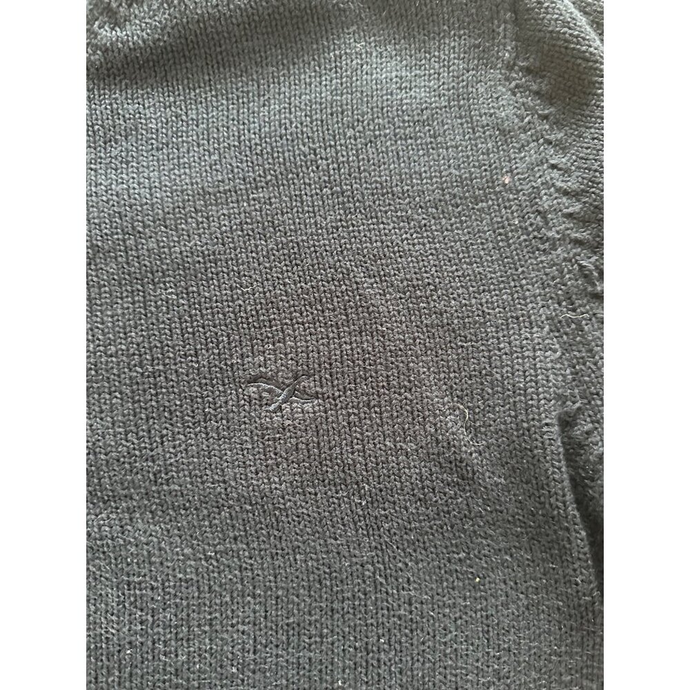 Vtg Style Eddie Bauer Crew Sweater Navy Cotton Men Tall XL Fisherman Classic - Picture 5 of 12